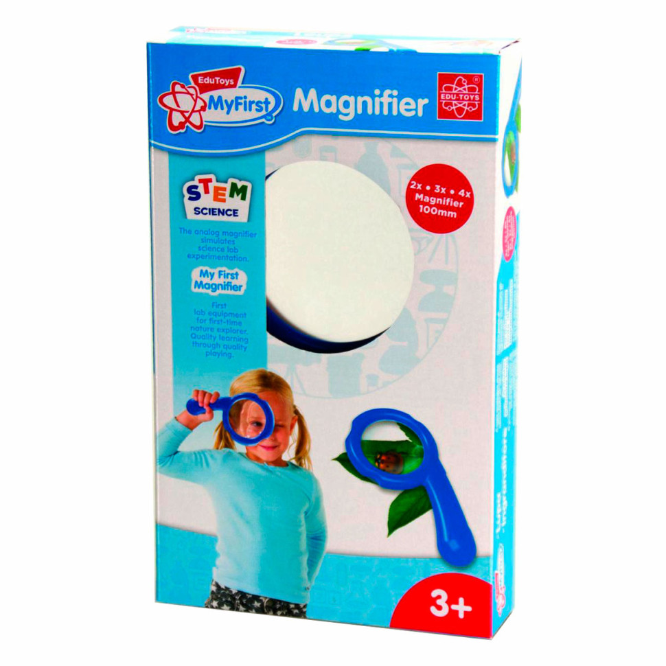 Детское Увеличительное стекло Edu-Toys JS008, 2x 3x 4x