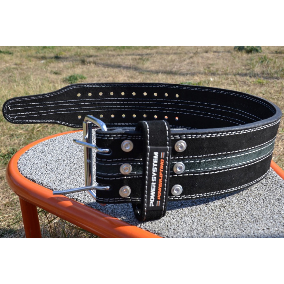 Пояс для пауерліфтингу PS-3800 PowerLifting Power System PS-3800_L_Black_Grey, Black/Grey, Line L