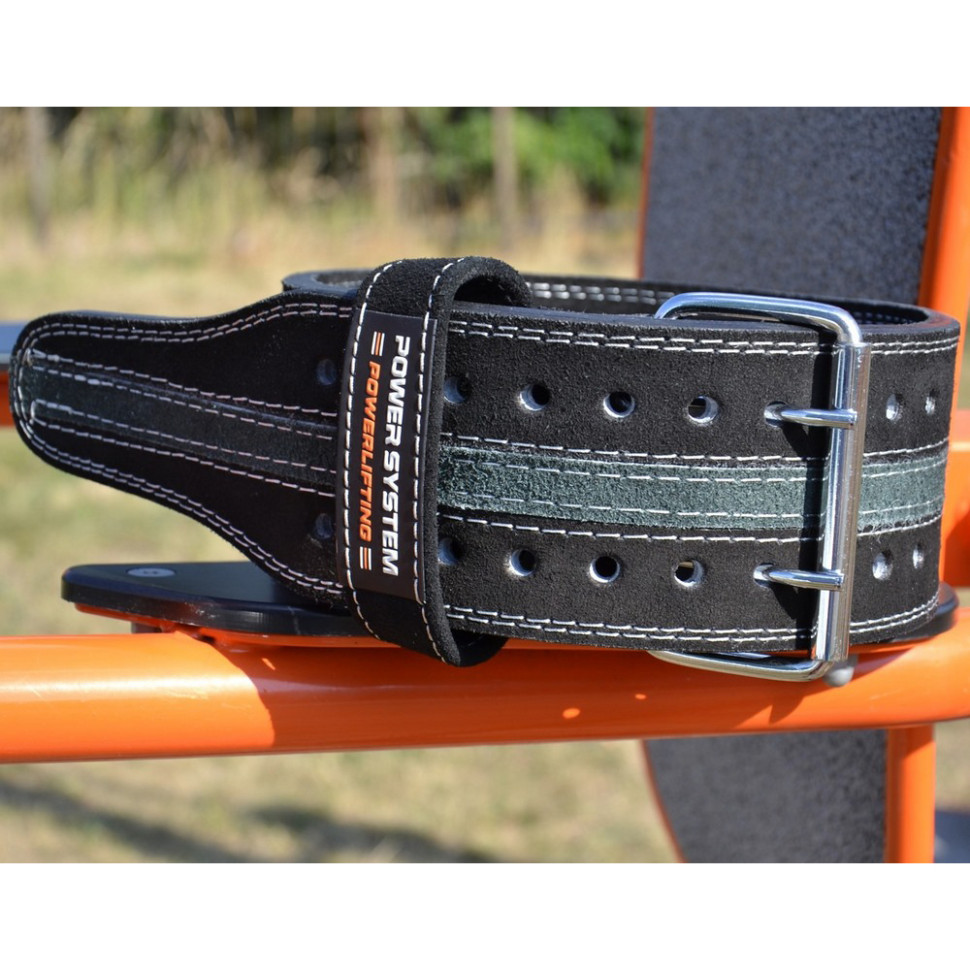 Пояс для пауерліфтингу PS-3800 PowerLifting Power System PS-3800_L_Black_Grey, Black/Grey, Line L