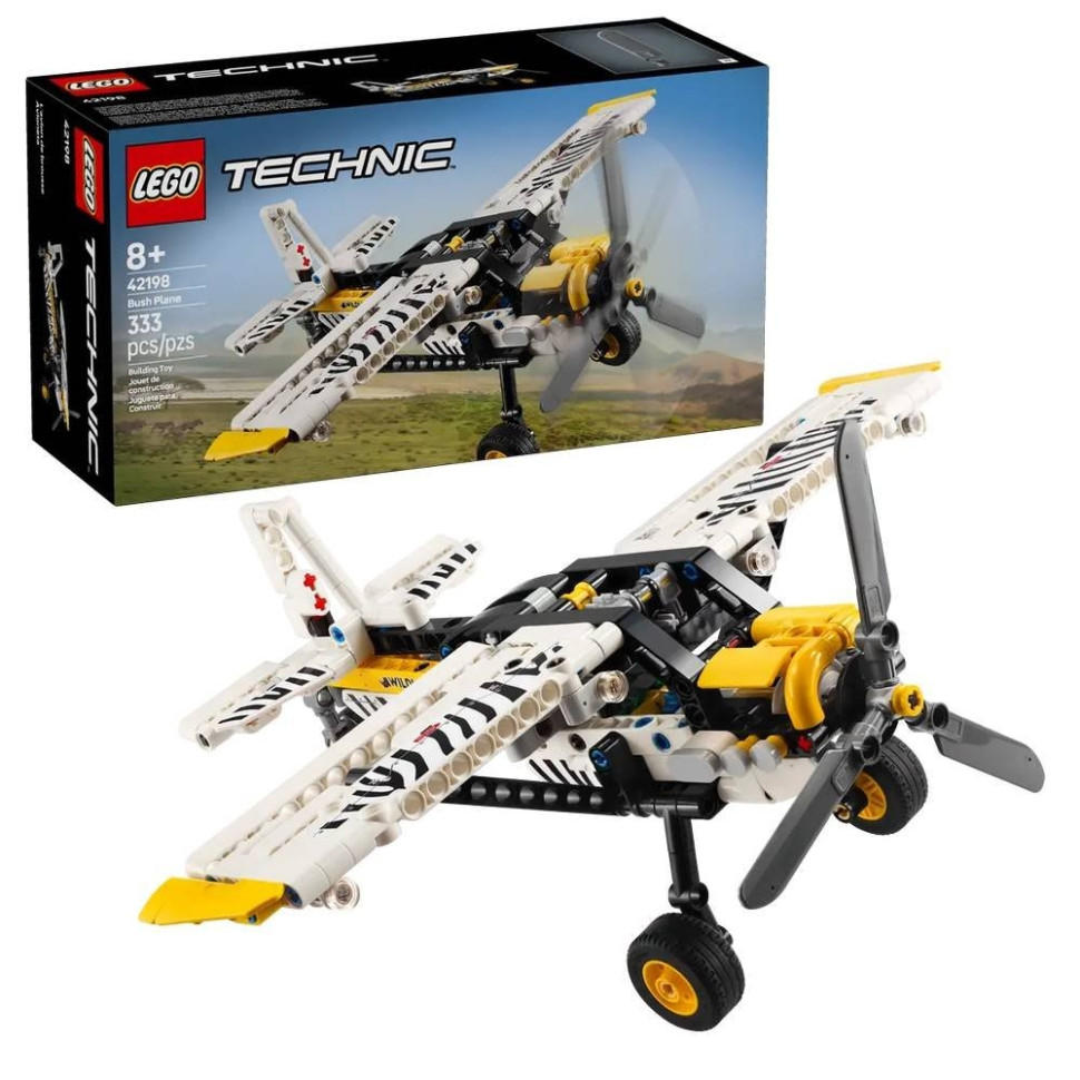 Конструктор дитячий Буш-літак LEGO 42198, 333 деталі