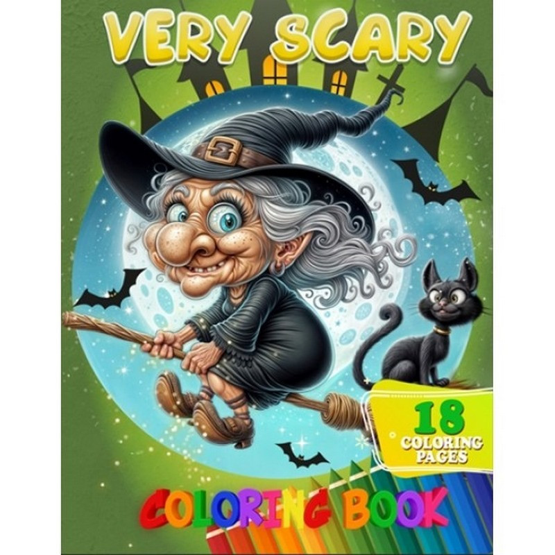 Розмальовка для дітей Very Scary Jumbi А05122404 формат А4