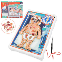 Детская настольная игра "Crazy Doctor" Bambi 1295-3 игровое поле, рулетка