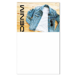 Блокнот на магніті Denim "Джинс" Jumbi Kt30072107, 30 аркушів