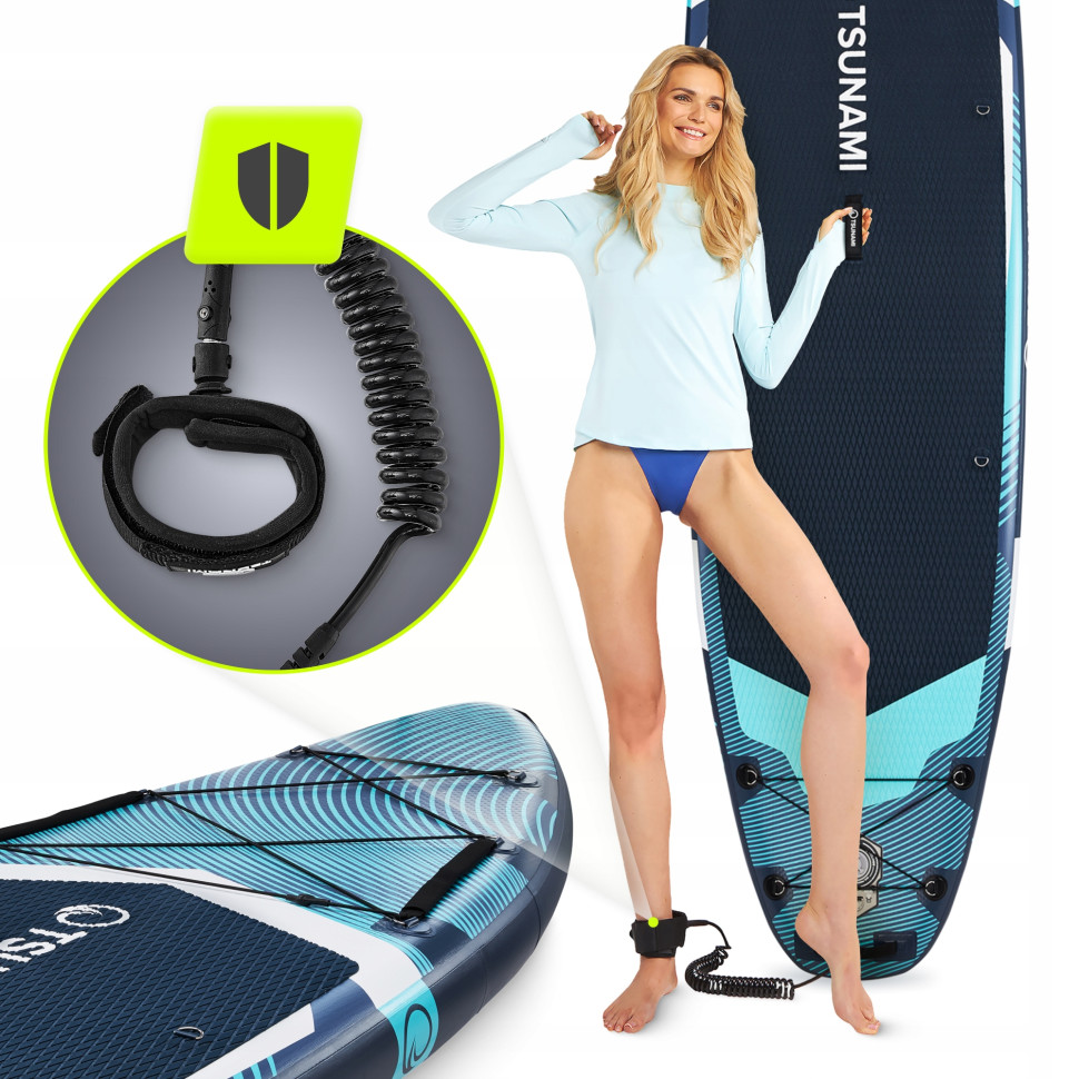 Надувная SUP доска PRO TSUNAMI P-5905973405607 с веслом 350 см