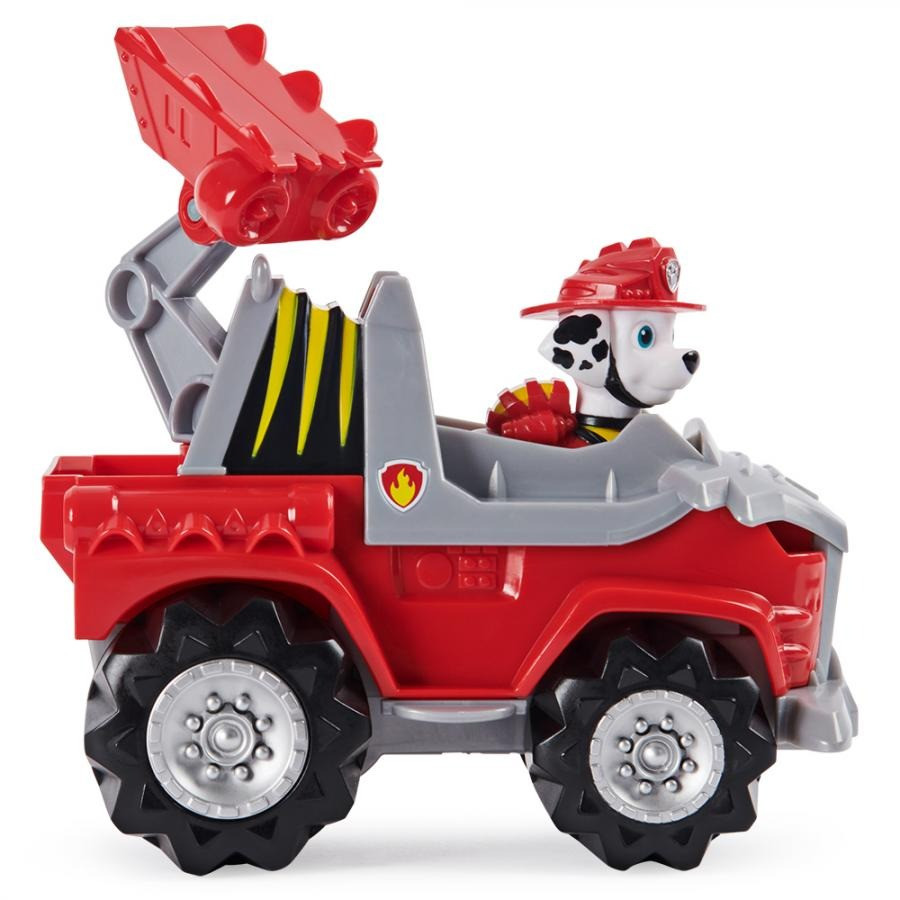 Спасательный автомобиль Paw Patrol SM16776/5478 с водителем Маршалом (серия Дино-Миссия)