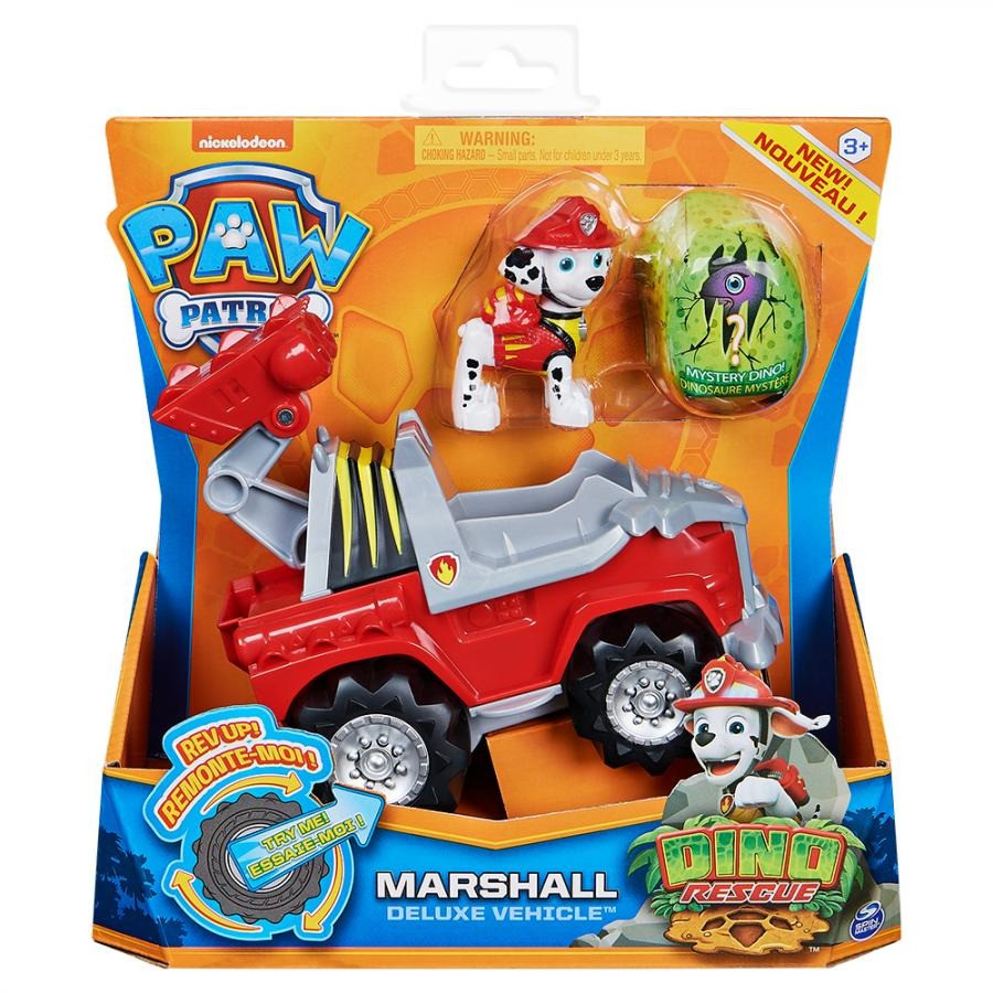 Спасательный автомобиль Paw Patrol SM16776/5478 с водителем Маршалом (серия Дино-Миссия)