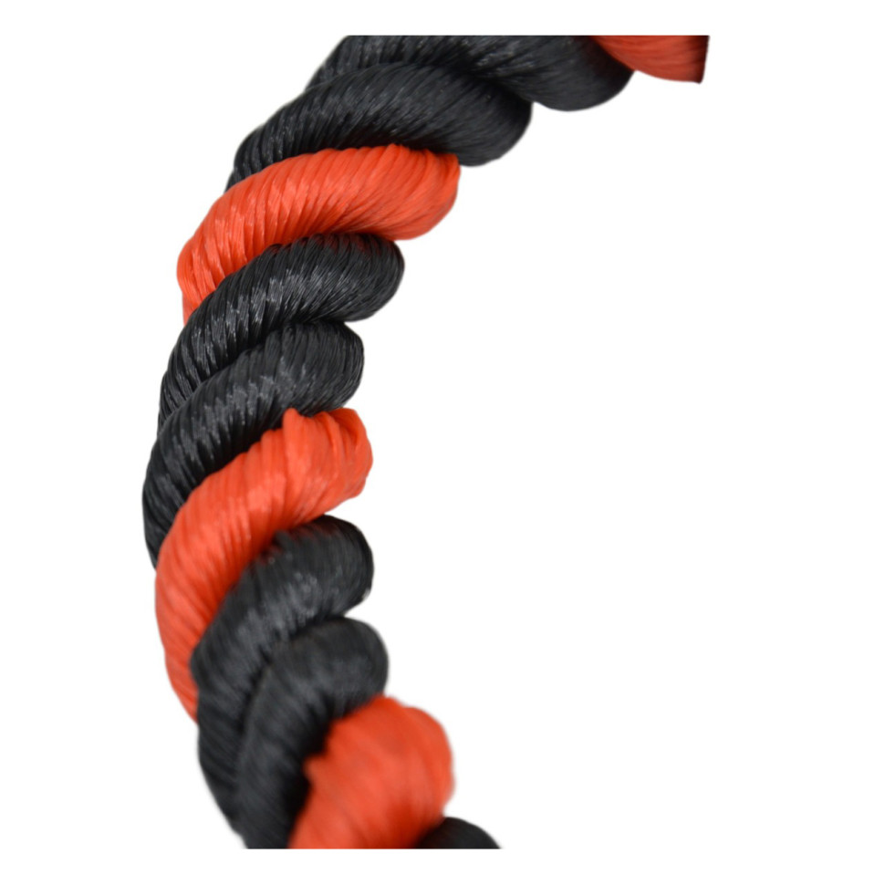 Канат для трицепса з подвійним хватом Triceps Rope Power System PS-4041_Black, Black/Red