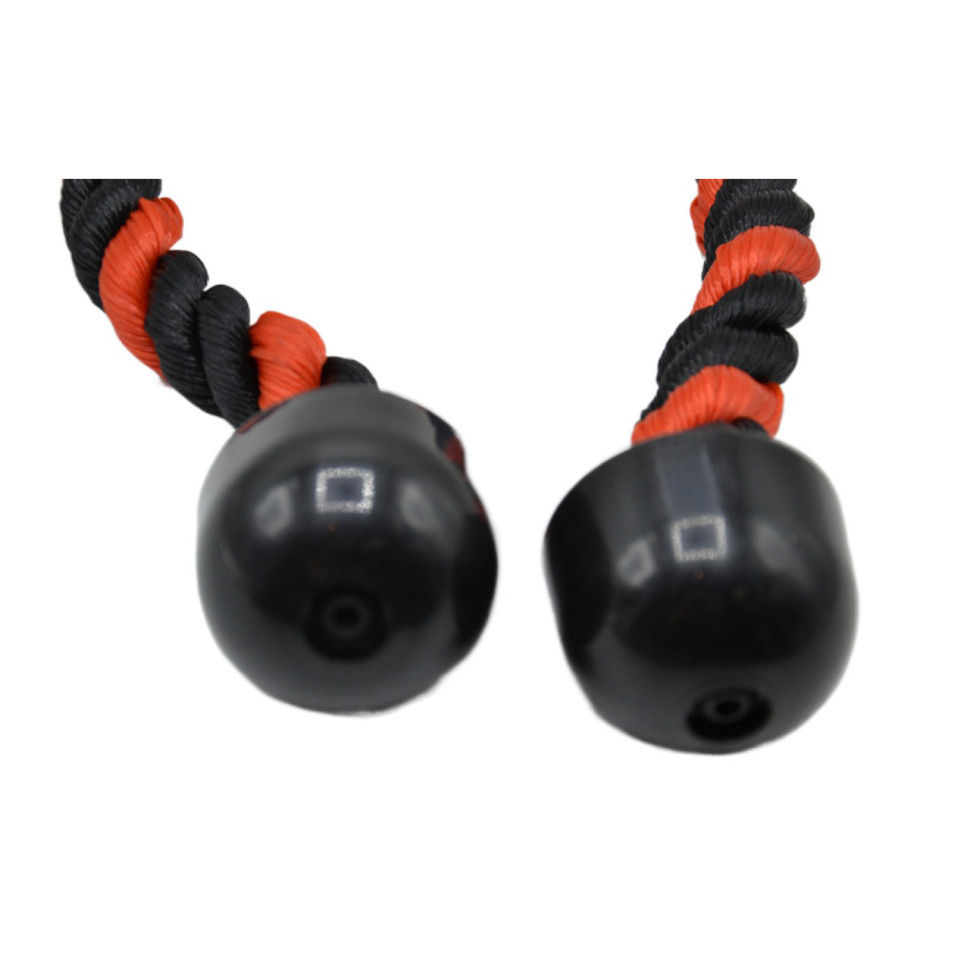 Канат для трицепса з подвійним хватом Triceps Rope Power System PS-4041_Black, Black/Red
