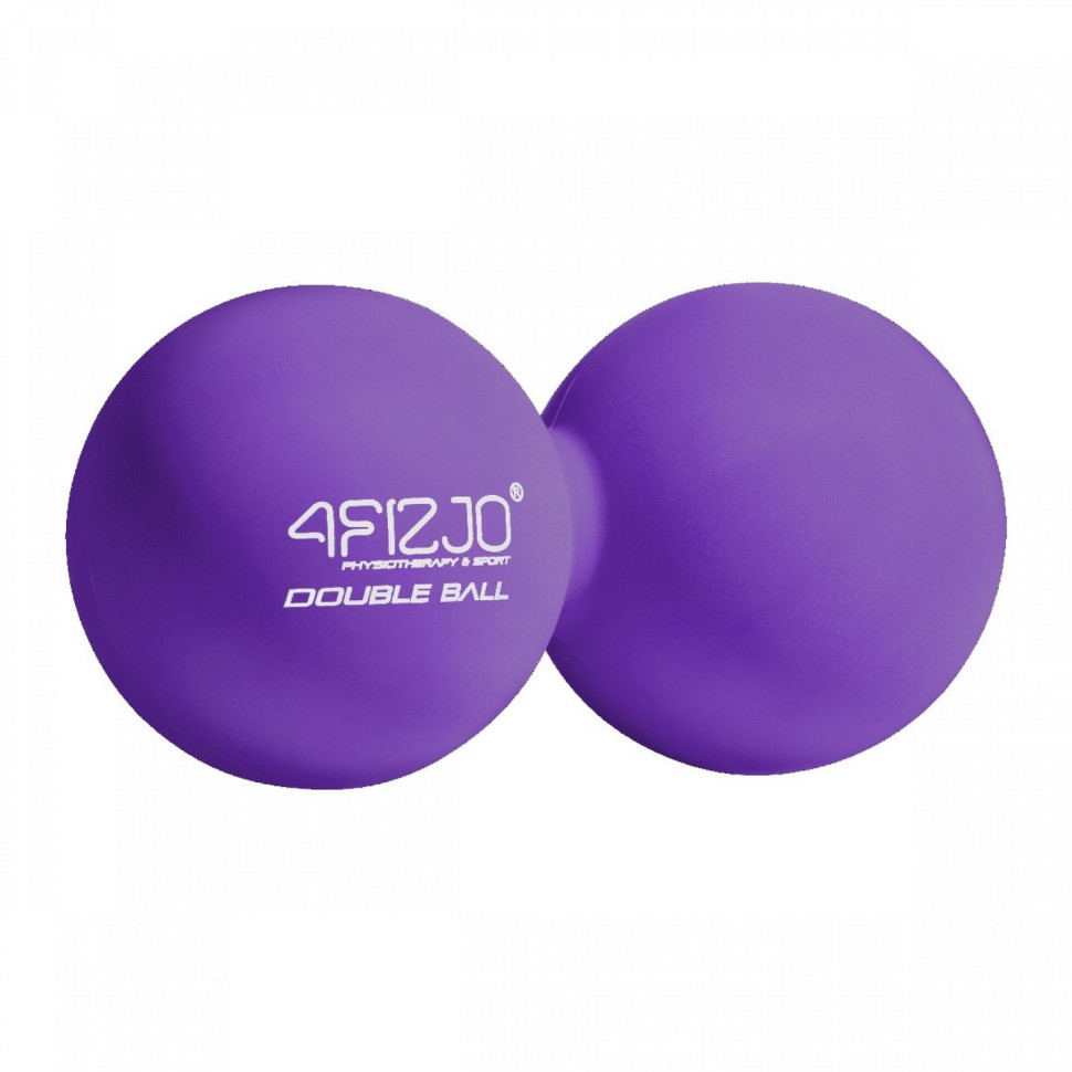 Массажный мяч двойной Lacrosse Double Ball 4FIZJO 4FJ0325, 6.5 x 13.5 см, Purple