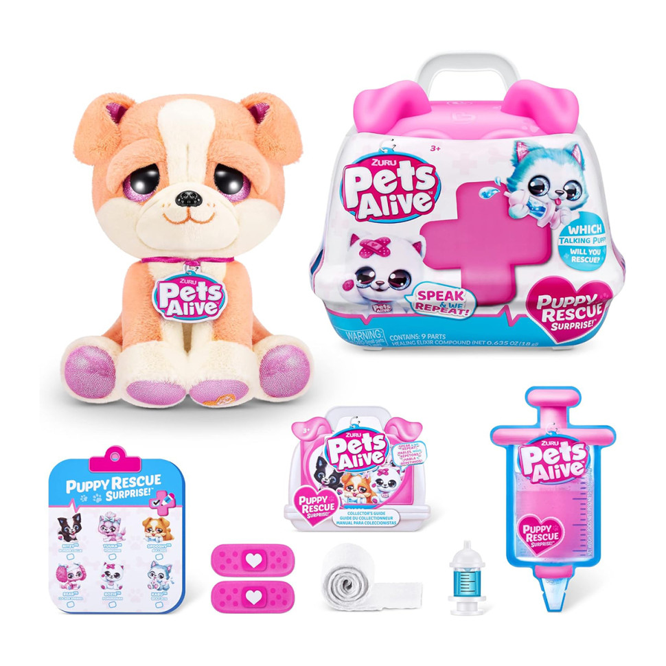 Интерактивный игровой набор Повторюшка-доктор Pets Alive 9540 серии 