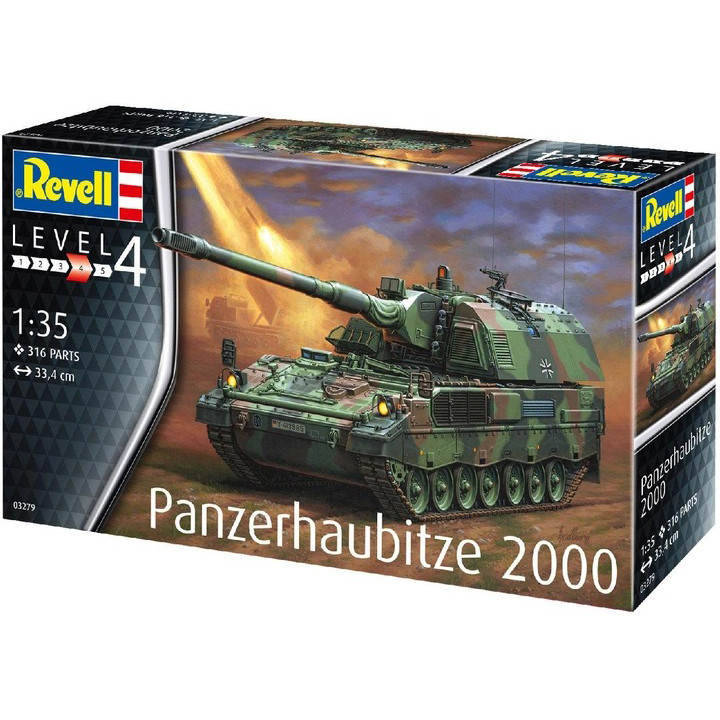 Збірна модель САУ PzH 2000 Revell RVL-03279 рівень 4, 1:35
