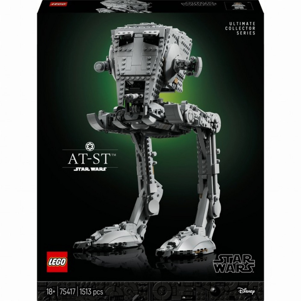 Конструктор Star Wars Крокоход AT-ST LEGO 75417- 1513 деталей