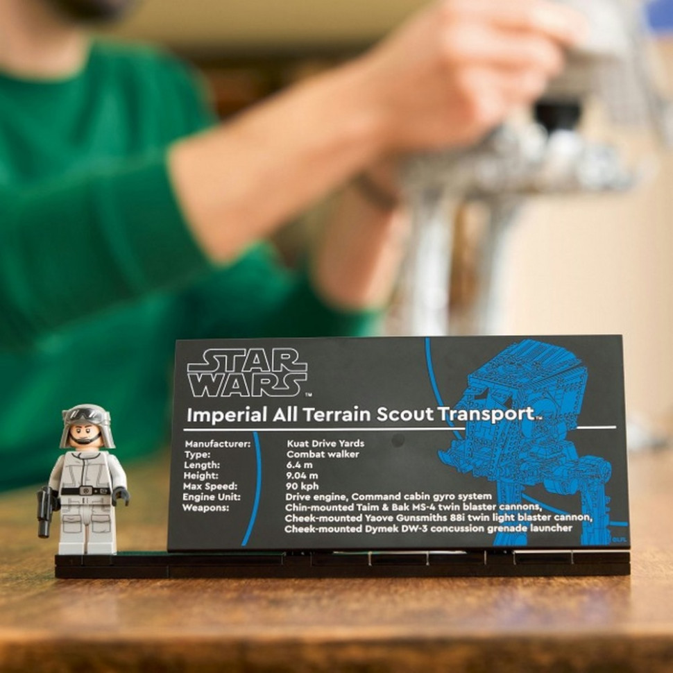 Конструктор Star Wars Крокоход AT-ST LEGO 75417- 1513 деталей