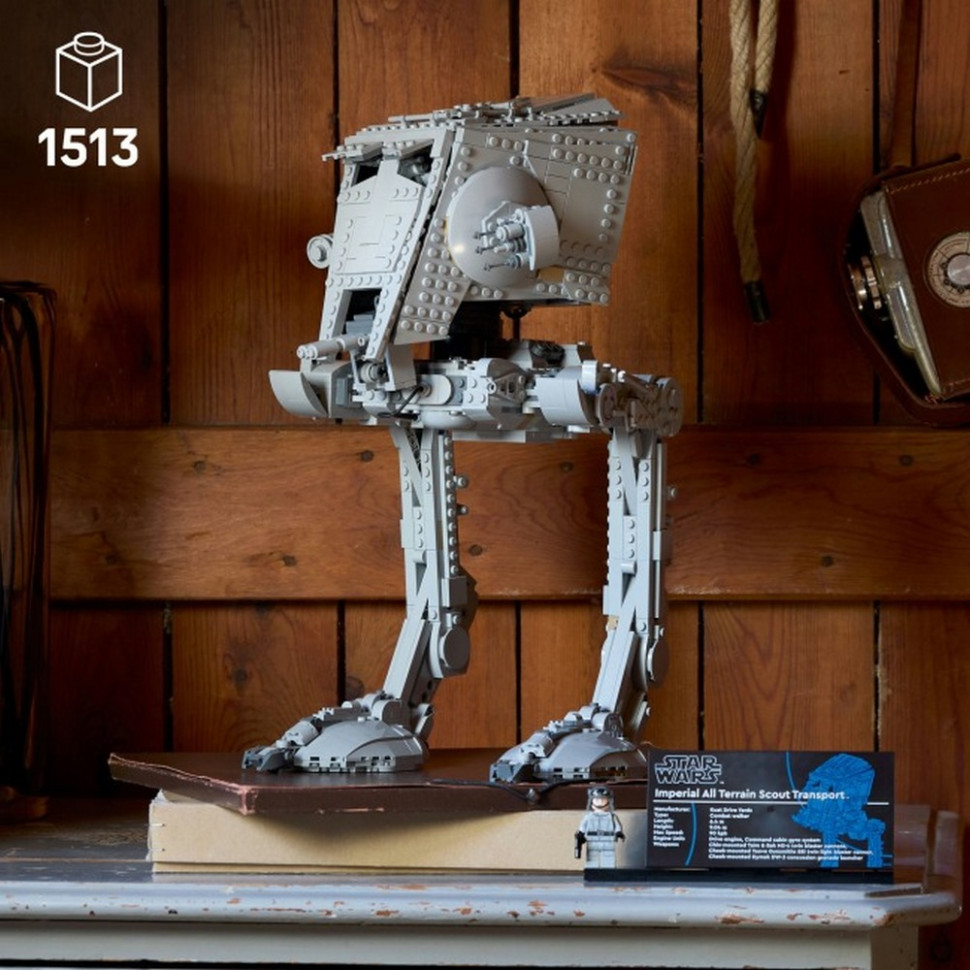 Конструктор Star Wars Крокоход AT-ST LEGO 75417- 1513 деталей