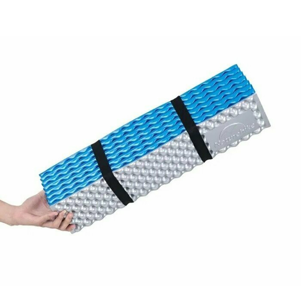 Килимок складний IXPE NH19QD008 Naturehike 6827595738108, алюмінієва плівка, 18 мм, блакитний
