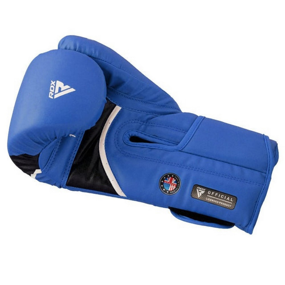 Боксерские перчатки AURA PLUS T-17 RDX Inc Limited BGR-T17UB-12OZ+ Blue/Black 12 унций (капа в комплекте)