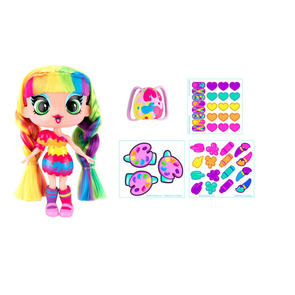 Игровой набор с куклой ДИЗАЙНЕРСКИЙ МАГАЗИН НАЛИПОК DECORA GIRLZ D1009