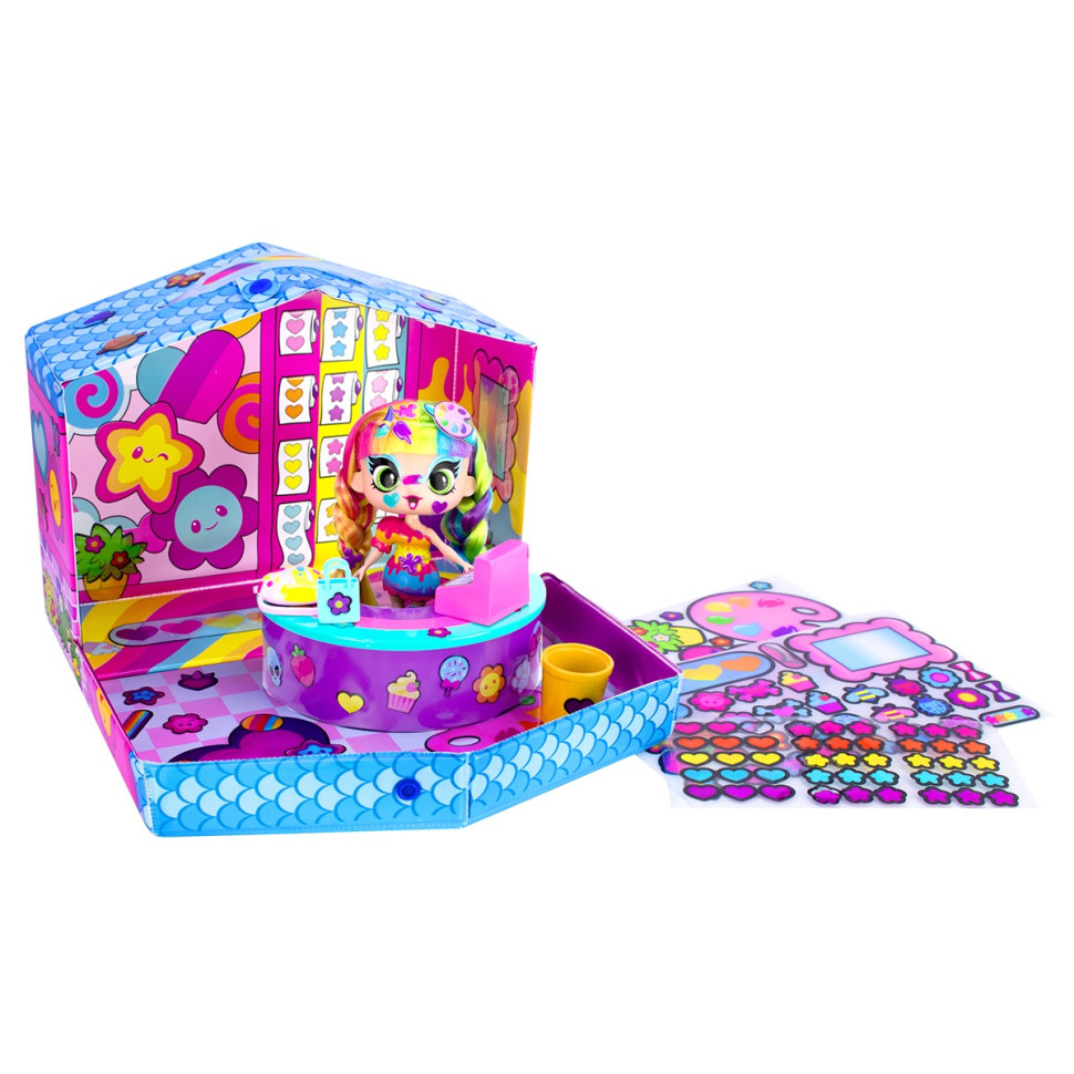 Игровой набор с куклой ДИЗАЙНЕРСКИЙ МАГАЗИН НАЛИПОК DECORA GIRLZ D1009