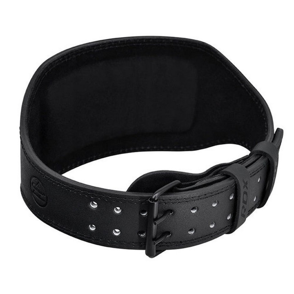 Пояс для важкої атлетики 6 RDX Inc Limited WBS-6FB-M, шкіряний, Black, M
