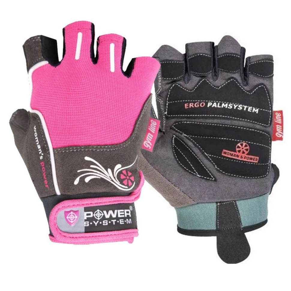 Рукавички для фітнесу Woman’s Power Power System PS-2570_XS_Pink, XS 20 см