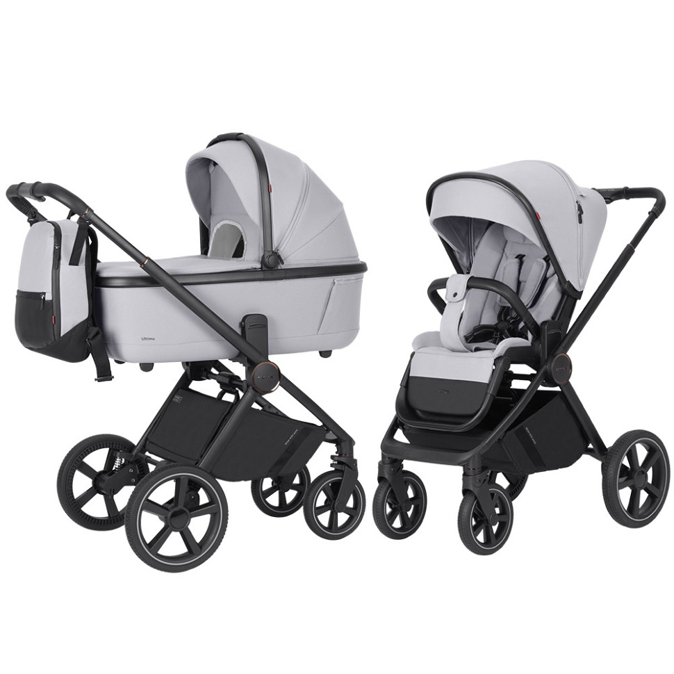 Детская универсальная коляска 2 в 1 Ultimo Carrello CRL-6528 Arctic Grey