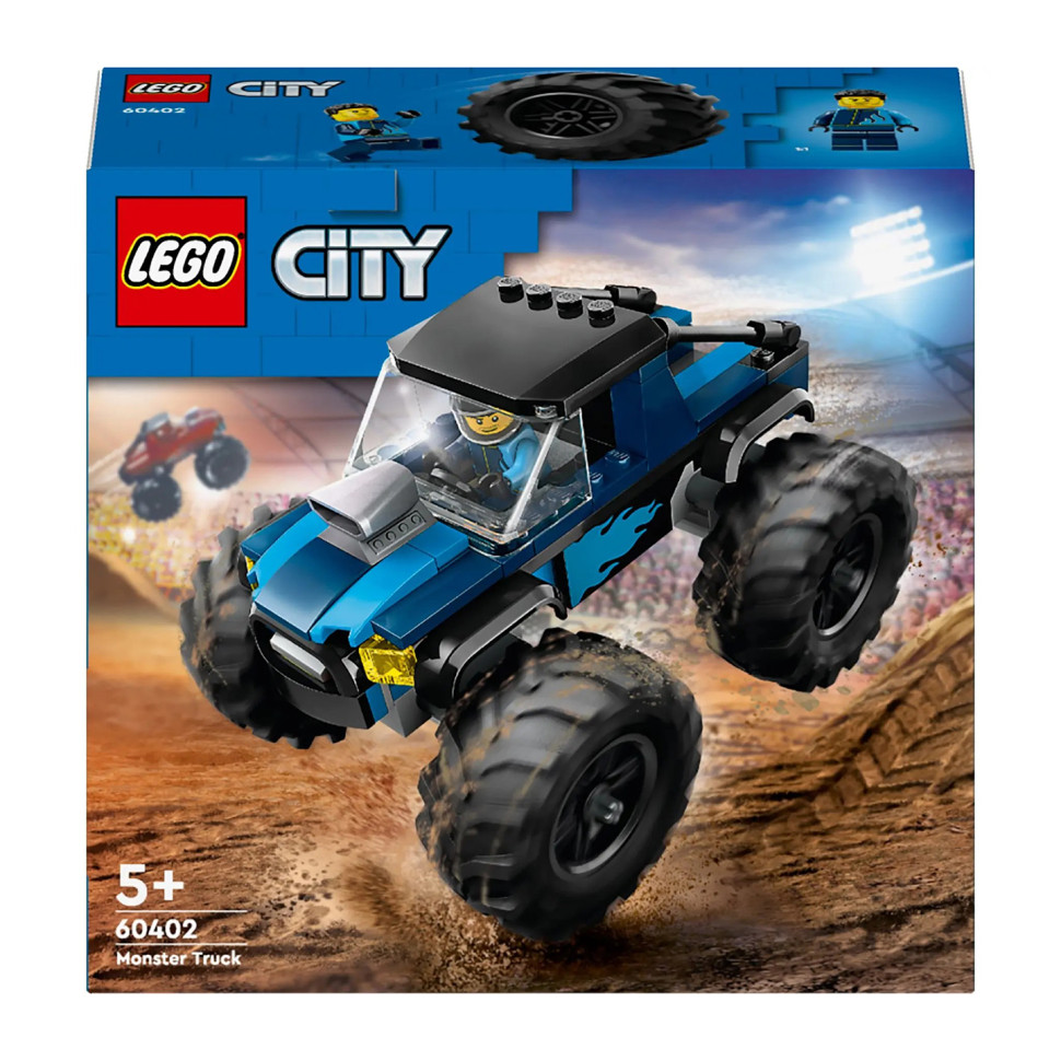 Конструктор Синій вантажівка-монстр LEGO 60402, 148 деталей
