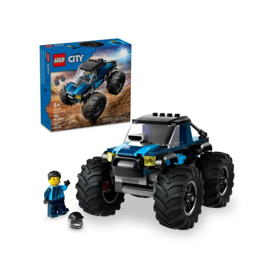 Конструктор Синій вантажівка-монстр LEGO 60402, 148 деталей