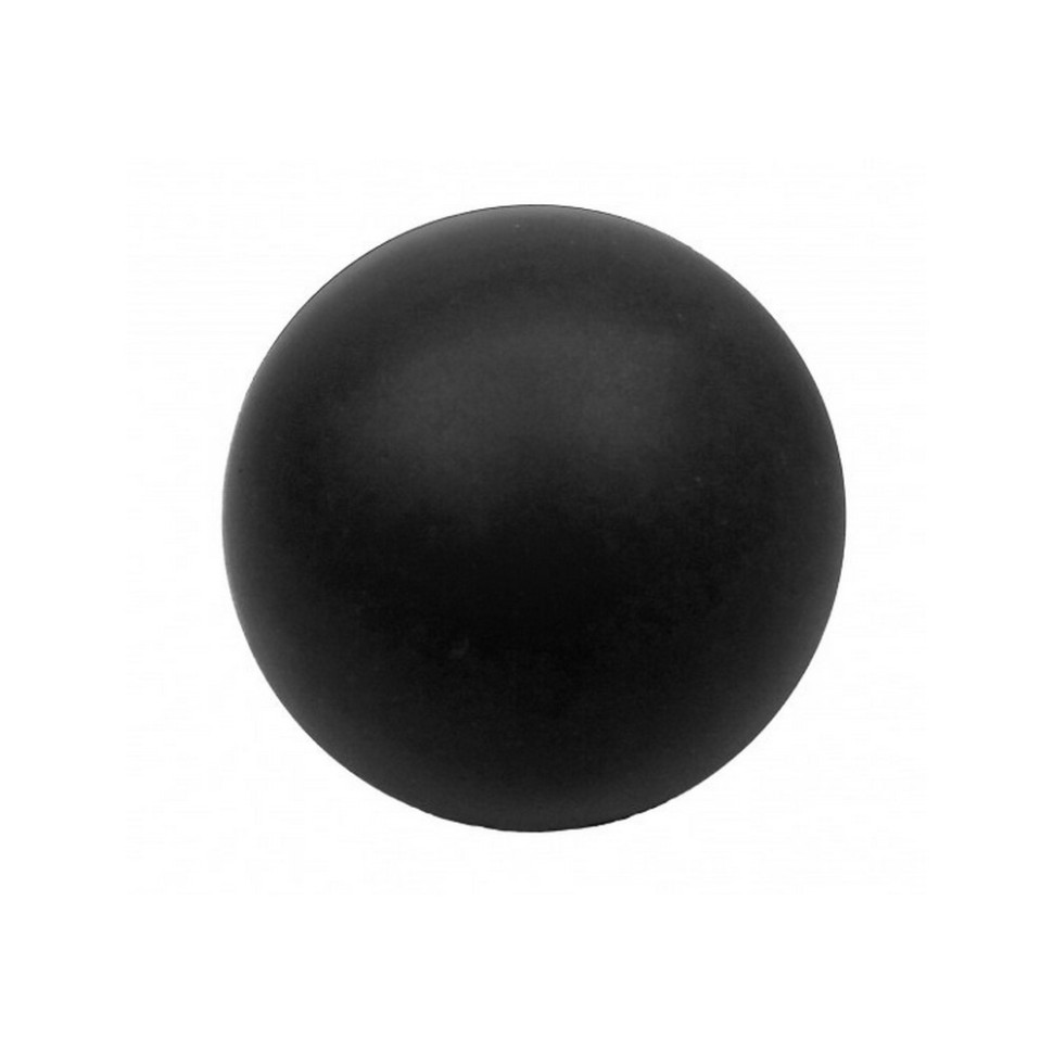 Масажний м'ячик EasyFit EF-2076-B, каучук 6.5 см, чорний