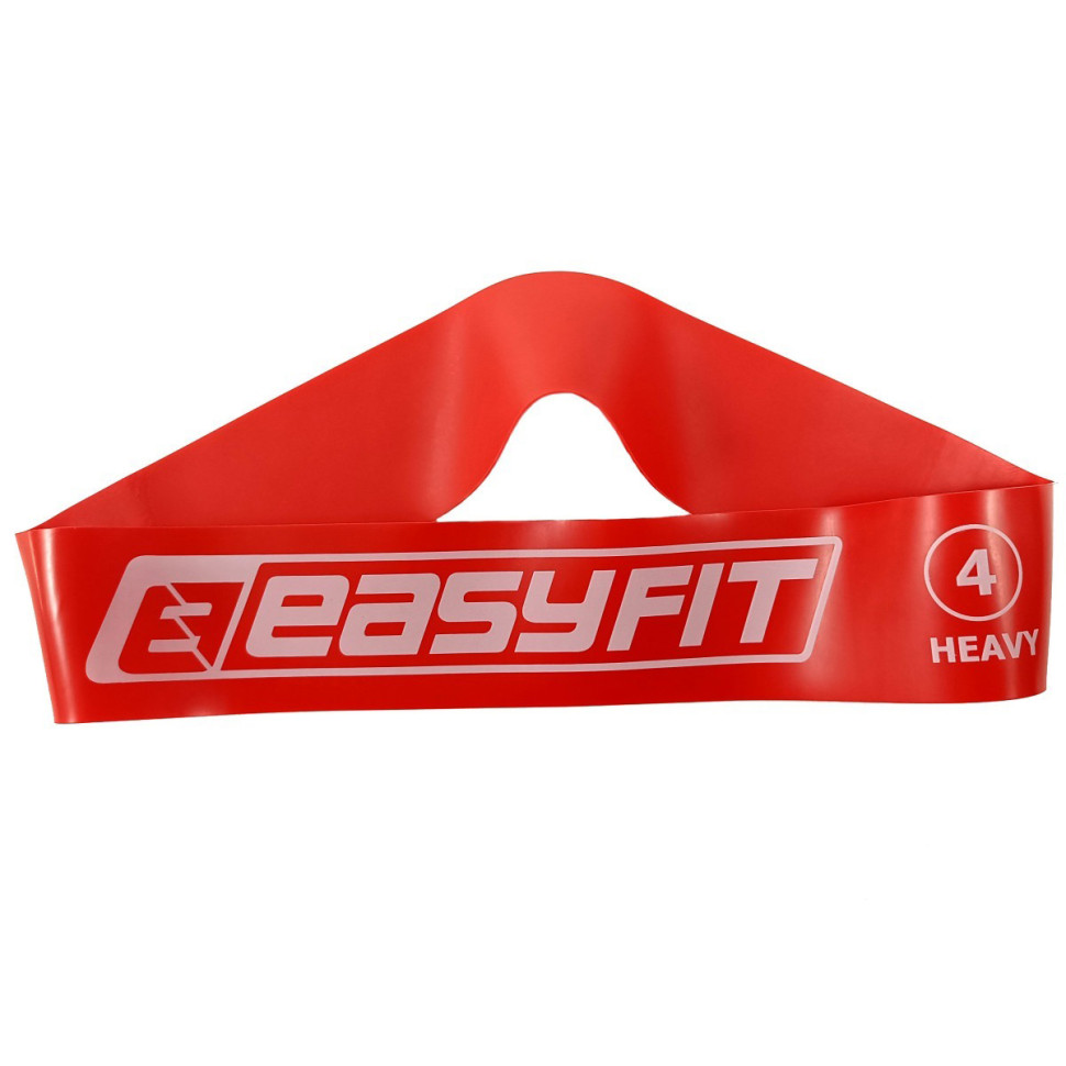 Гумка для фітнесу та спорту №4 EasyFit EF-1813-4 червона