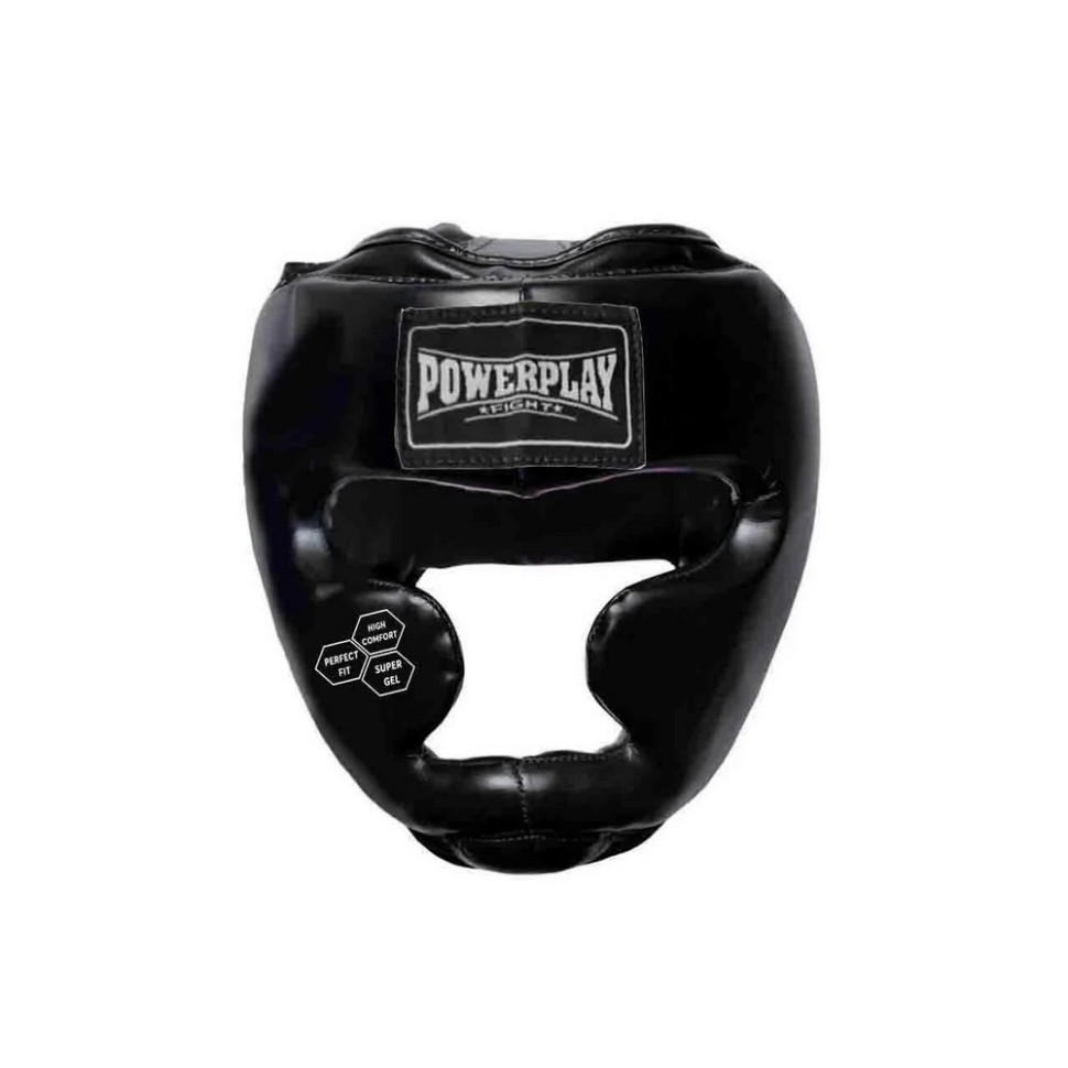 Боксерский шлем тренировочный PowerPlay PP_3043_S_Black, S