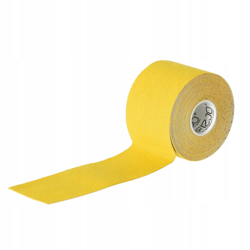 Лента кинезиологическая (кинезио тейп) 4FIZJO 4FJ0542 Yellow 5 см 5 м