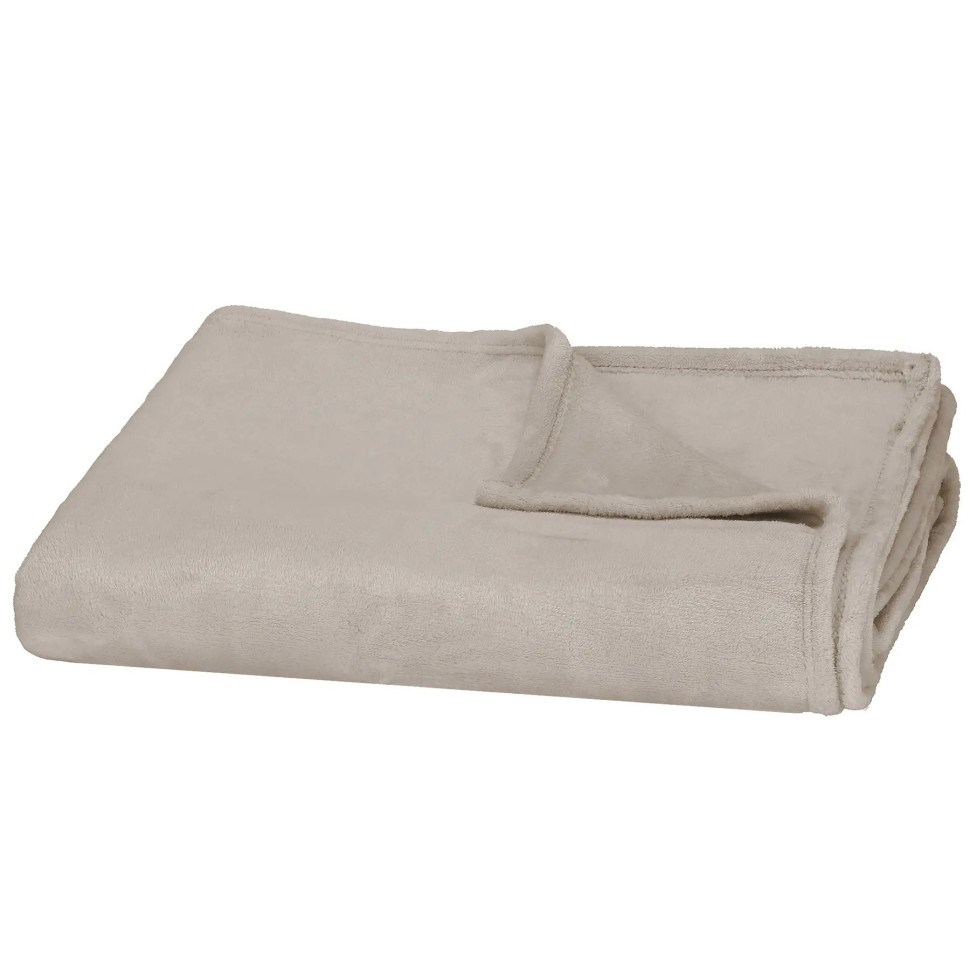 Плед-покрывало Luxurious Blanket Springos HA7204 светло-серый 150x200 см