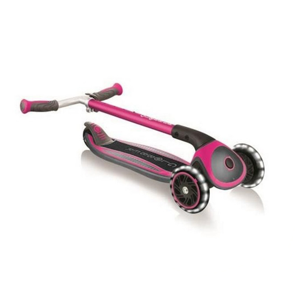 Самокат дитячий MASTER LIGHTS GLOBBER 662-110-2 рожевий, колеса з підсвічуванням