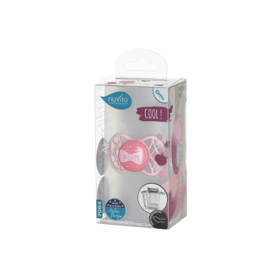 Пустышка Nuvita 7064 Air55 Cool ортодонтическая 0m+ 