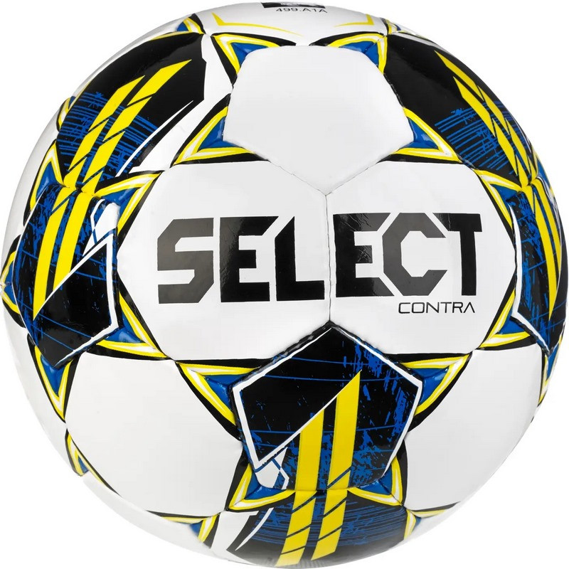 М'яч футбольний CONTRA v23 Select 085316-196 білий, жовтий № 5