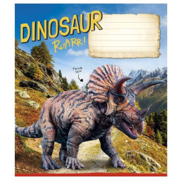 Тетрадь ученическая "Jurassic world" Школярик 018-3310K-1 в клетку, 18 листов