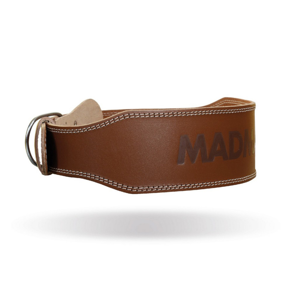 Пояс для важкої атлетики MFB-246 Full leather MadMax MFB-246_XL, Chocolate brown, XL