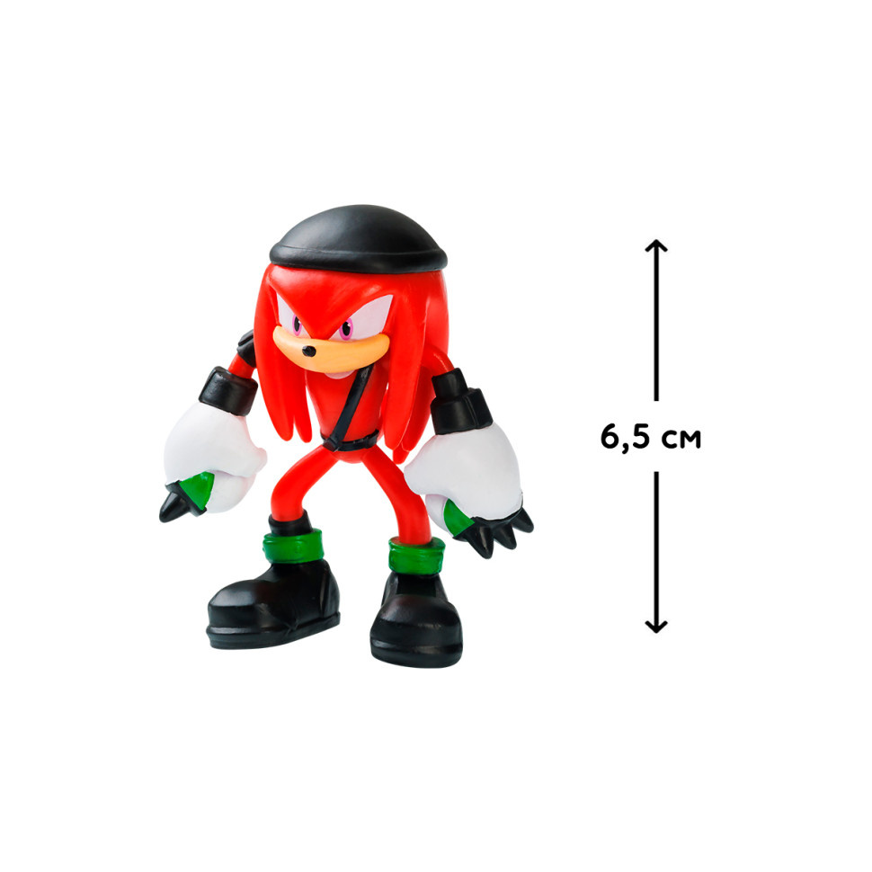 Ігрова фігурка Наклз готовий до бою Sonic Prime SON2010G, 6,5 см