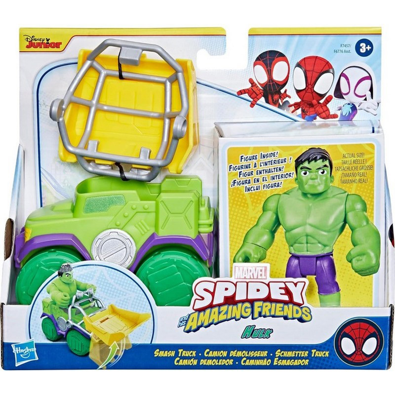 Ігровий набір Spidey And His Amazing Friends Hulk Smash Truck Hasbro F7457