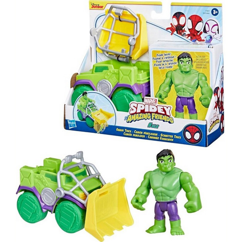 Ігровий набір Spidey And His Amazing Friends Hulk Smash Truck Hasbro F7457