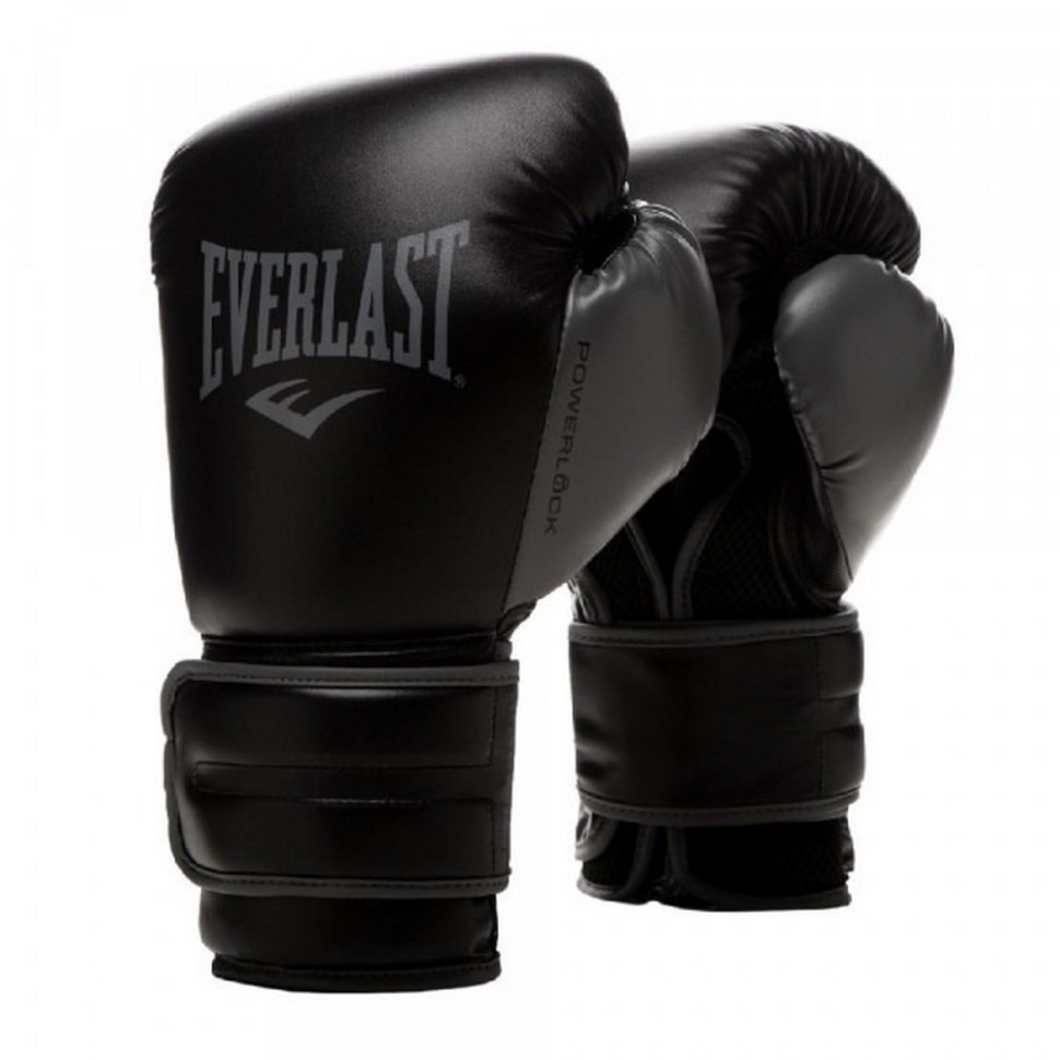 Боксерские перчатки POWERLOCK BOXING GLOVES Everlast 870310-70-8 черный 10 унций