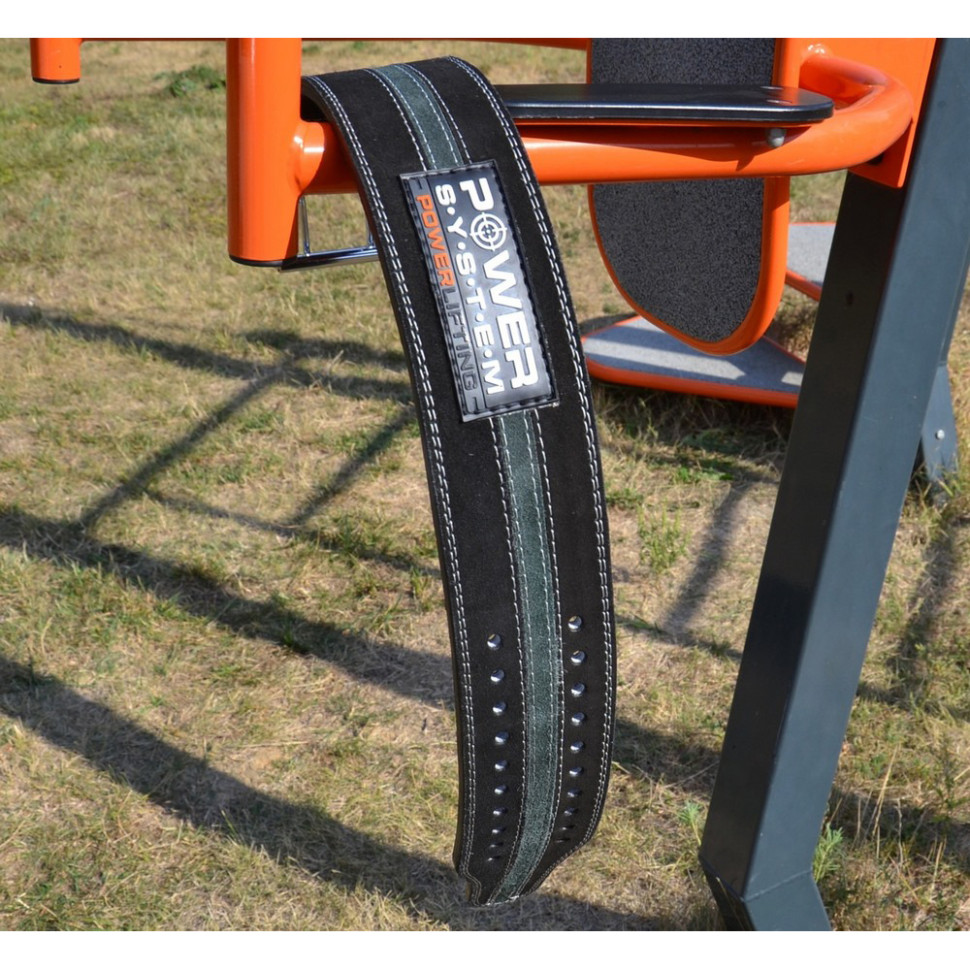 Пояс для пауэрлифтинга PS-3800 PowerLifting Power System PS-3800_M_Black_Grey, Black/Grey, Line M