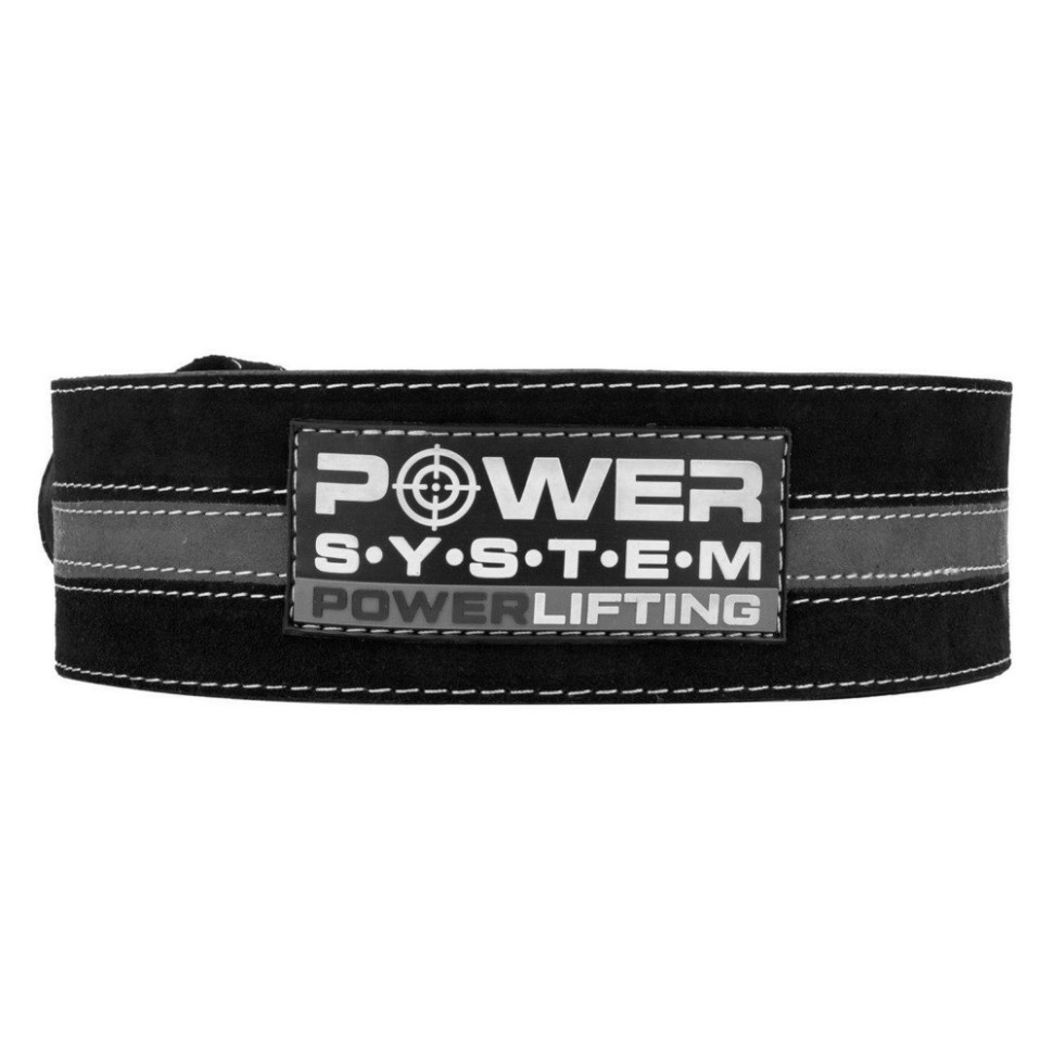 Пояс для пауэрлифтинга PS-3800 PowerLifting Power System PS-3800_M_Black_Grey, Black/Grey, Line M