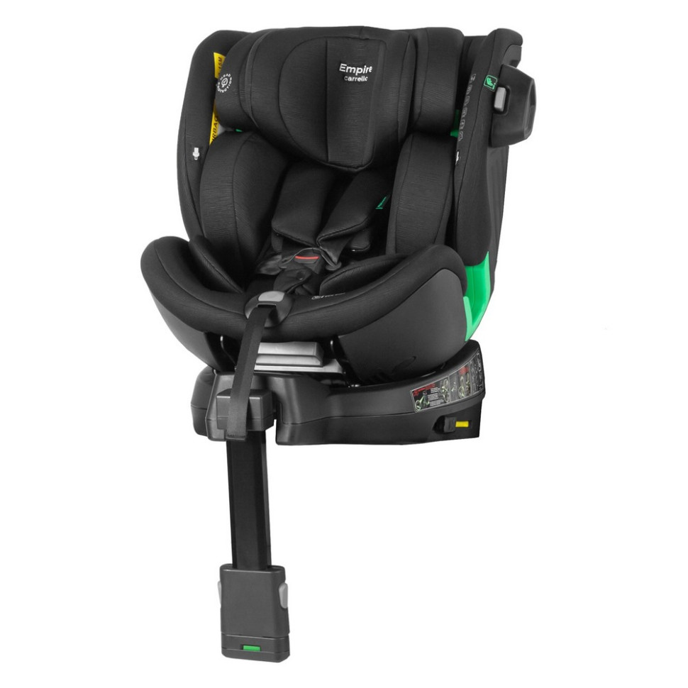 Автокрісло дитяче Empire CARRELLO CRL-12805 Absolute Black, i-Size 40-150 см, ISOFIX