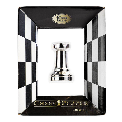 Головоломка Cast Chess Rook silver Шахматная Ладья Cast Puzzle 473682                               