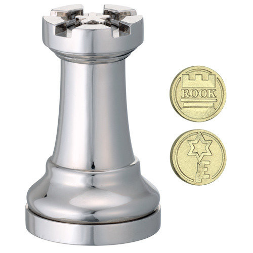 Головоломка Cast Chess Rook silver Шахматная Ладья Cast Puzzle 473682                               