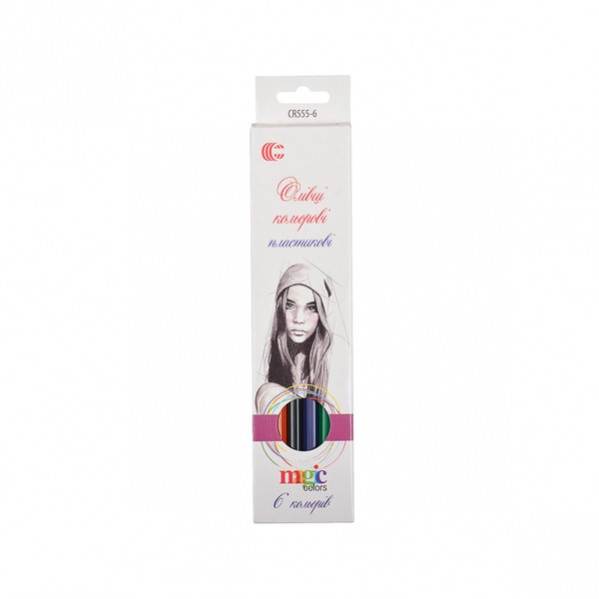 Олівці 6 кольорів COLOR-IT CR555-6 White Night 