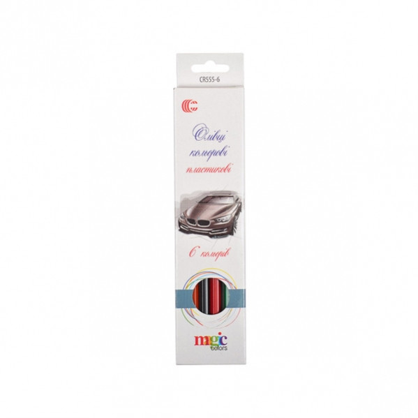 Олівці 6 кольорів COLOR-IT CR555-6 White Night 