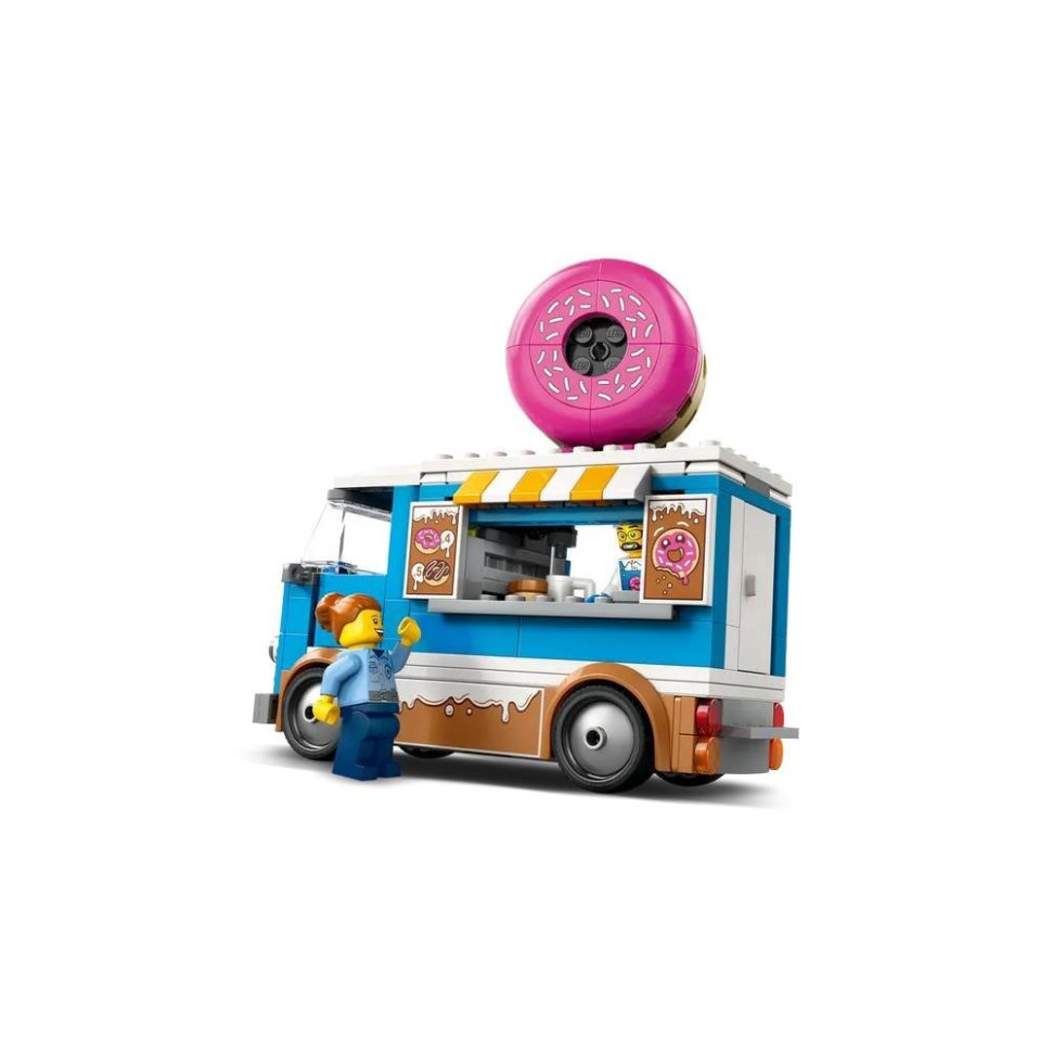 Конструктор Грузовик с пончиками LEGO 60452, 196 деталей