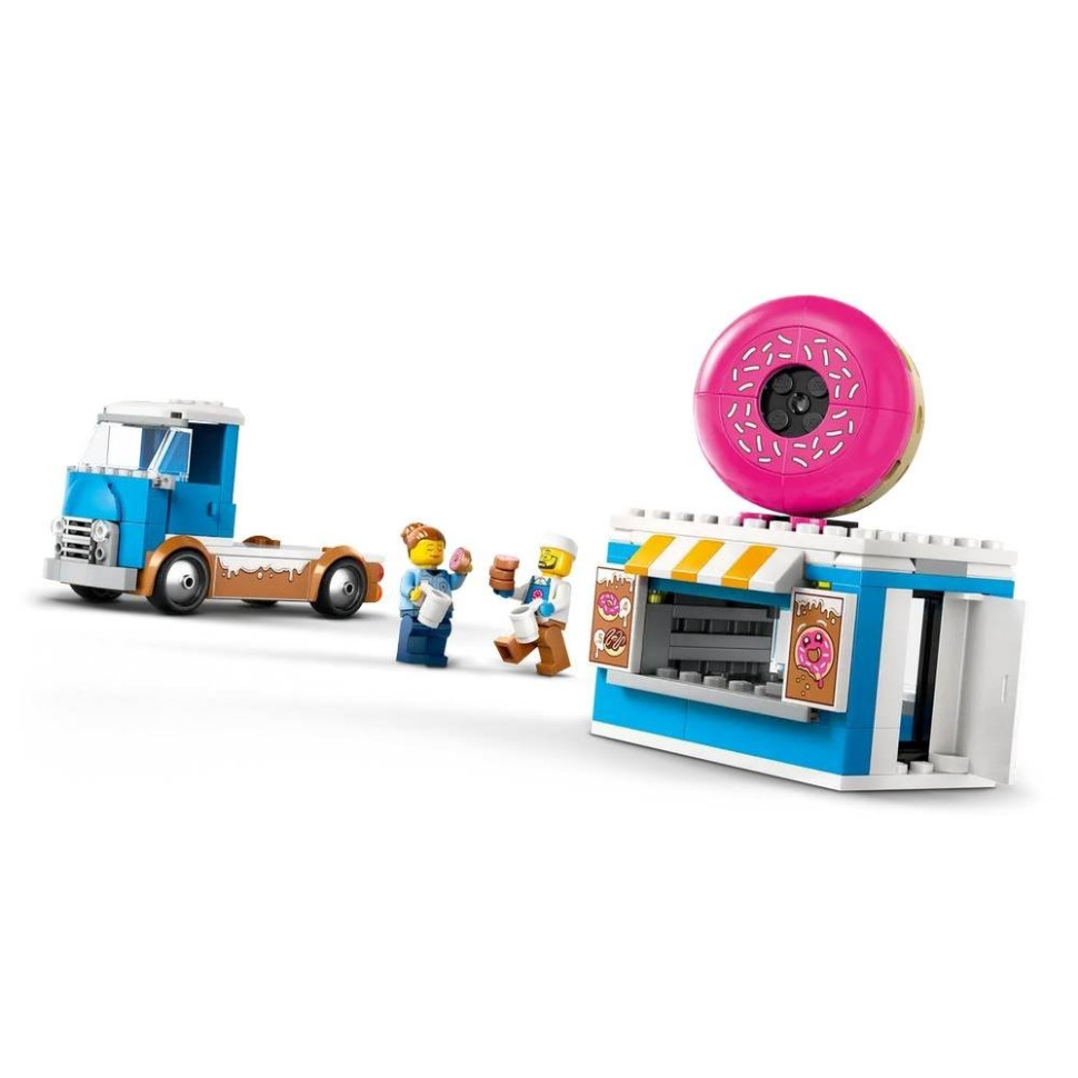 Конструктор Грузовик с пончиками LEGO 60452, 196 деталей